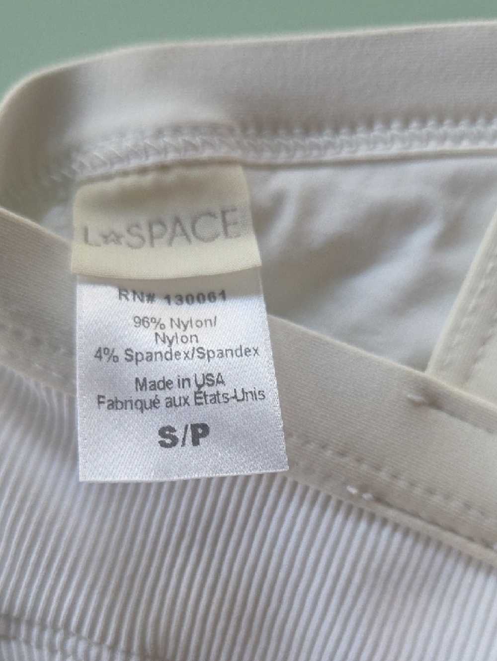 l*space White Ribbed Bikini Set - Picture 3 of 7